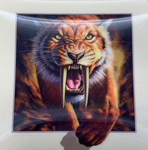 Load image into Gallery viewer, 3D Poster - Saber-toothed tiger